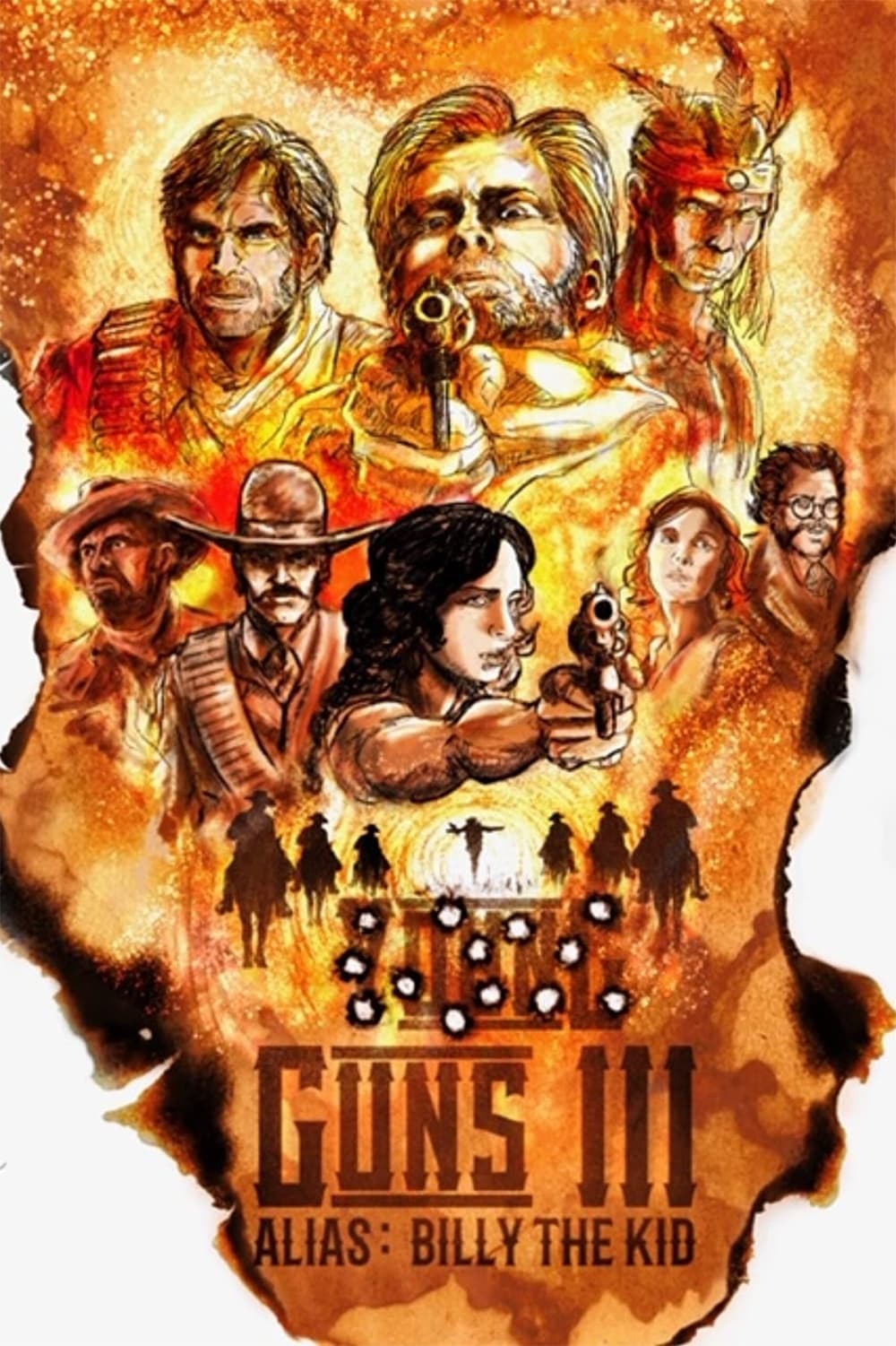 Постер Young Guns III